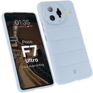Pancerne etui Bizon Case Tur do Xiaomi Poco F7 Ultra, jasnoniebieskie