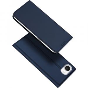 Etui z klapką Dux Ducis Skin Pro do iPhone 16e, granatowe