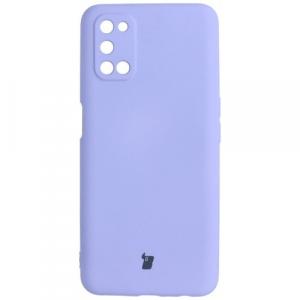 Etui Bizon Case Silicone Sq do Oppo A52 / A72 / A92, jasnofioletowe