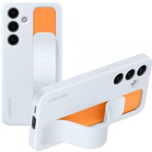 Etui Samsung Silicone Standing Grip Case do Galaxy S24, jasnoniebieskie