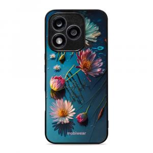 Etui ochronne do Honor 400 Lite 5G, Mobiwear Glossy Case, niebiesko-kwieciste