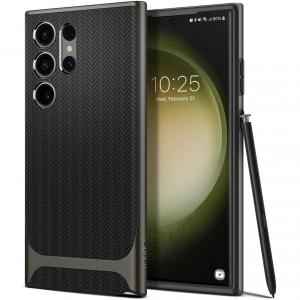 OUTLET: Etui Spigen Neo Hybrid do Galaxy S23 Ultra, stalowe