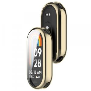 Etui z osłoną ekranu Bizon Case Watch Felipe do Xiaomi Smart Band 9, złote