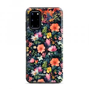 Etui ochronne do Galaxy S20 Plus, Mobiwear Elite Pro, kolorowo-kwieciste