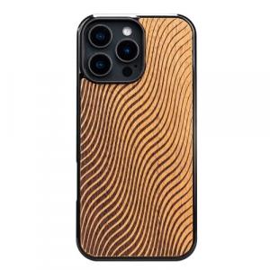 Drewniane etui Bewood Fale Merbau do iPhone 16 Pro Max