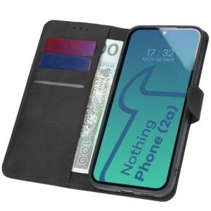 Etui z klapką Bizon Case Pocket do Nothing Phone (2a) / (2a) Plus, czarne