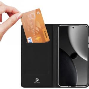 OUTLET: Etui z klapką Dux Ducis Skin Pro do Xiaomi 15 Ultra, czarne