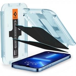 Szkło do etui + Aplikator Spigen Glas.tr EZ Fit Privacy 2-Pack iPhone 13 Pro Max