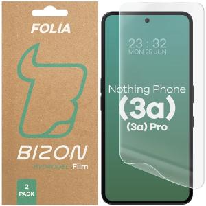 Folia hydrożelowa na ekran Bizon Glass Hydrogel Front do Nothing Phone (3a) / (3a) Pro / CMF Phone 2 Pro, 2 sztuki