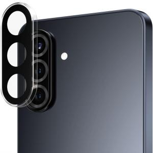 Szkło hartowane na aparat PanzerGlass Hoops Lens Protector do Samsung Galaxy A56 5G, przezroczysto-czarne