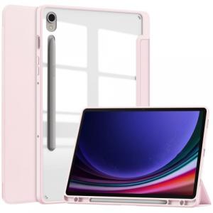 Etui Bizon Case Tab Clear Matt do Galaxy Tab S9, jasnoróżowe