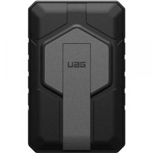 Powerbank indukcyjny Urban Armor Gear Rugged 10000mAh, magnetyczny do MagSafe + kabel USB-C, czarno-szary