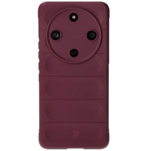 Pancerne etui Bizon Case Tur do Honor Magic6 Lite, ciemnofioletowe