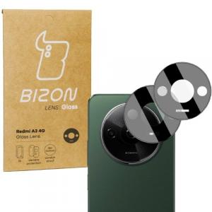 Szkło na aparat Bizon Glass Lens do Xiaomi Redmi A3 4G, 2 sztuki