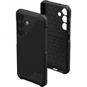Etui pancerne Urban Armor Gear Metropolis LT Magnet Kevlar do Galaxy S25, czarne z kevlarem