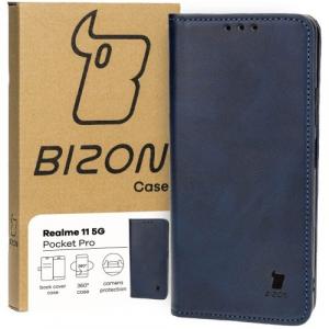 Etui z klapką Bizon Case Pocket Pro do Realme 11 5G, granatowe