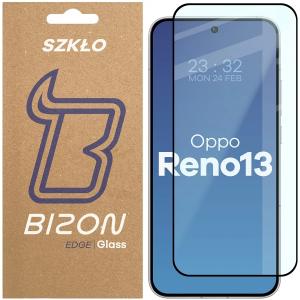 Szkło hartowane Bizon Glass Edge 2 do Oppo Reno13, czarna ramka