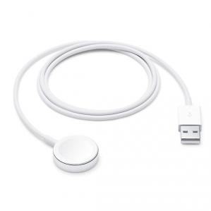 OUTLET: Ładowarka indukcyjna z kablem USB-A 1m, Apple Watch Magnetic, biała
