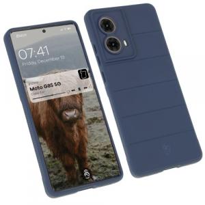 Pancerne etui Bizon Case Tur do Motorola Moto G85 5G, granatowe