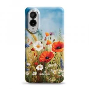 Etui ochronne do Galaxy S25 Edge, Mobiwear Elite Pro, łąkowe kwiaty