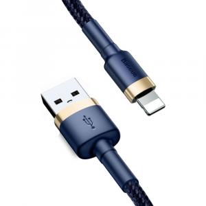 Kabel Baseus Cafule USB-A do Lightning 1m, niebiesko-złoty