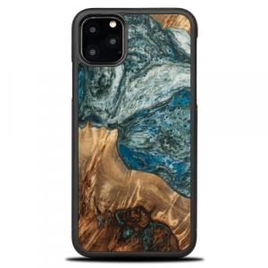 Drewniane etui Bewood do iPhone 11 Pro Max, Planets - Ziemia