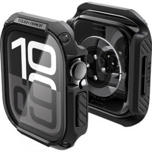 Etui + szkło Spigen Tough Armor SP do Apple Watch 10 46 mm, czarne