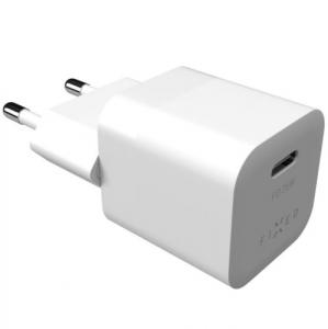 Ładowarka sieciowa Fixed Mini PD Travel Charger, USB-C, 25 W, biała