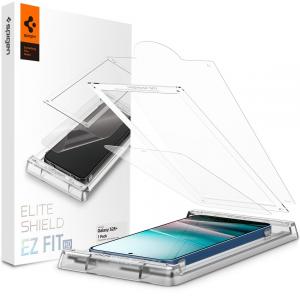 Folia + Aplikator Spigen Elite Shield EZ Fit 1-Pack do Galaxy S25 Plus
