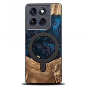 Drewniane etui do Motorola Edge 60 Pro, Bewood Unique Planets Neptun do MagSafe