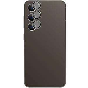Szkło hartowane na aparat MyScreen Diamond Glass Camera Lens Cover dla Galaxy S25 Plus, czarne