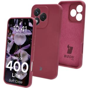 Silikonowe etui Bizon Soft Case do Honor 400 Lite, ciemnofioletowe