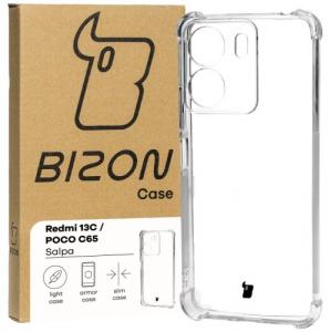 Elastyczne etui Bizon Case Salpa do Xiaomi Redmi 13C / Xiaomi Poco C65, przezroczyste