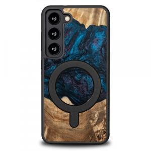 Drewniane etui do Galaxy S23, Bewood Unique Planets Neptun do MagSafe