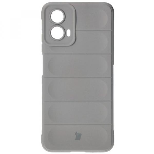 Pancerne etui Bizon Case Tur do Motorola Moto G34 5G, jasnoszare