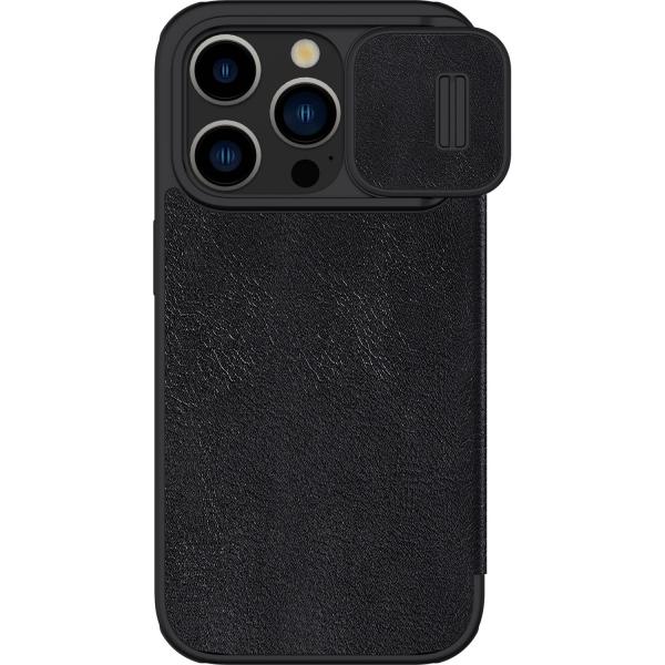 OUTLET: Etui Nillkin Qin Pro Leather z klapką do iPhone 15 Pro Max, czarne