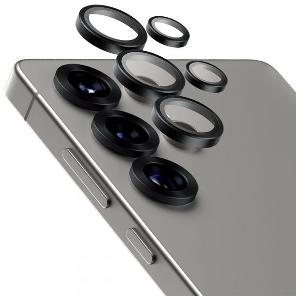 Szkło hartowane na aparat PanzerGlass Hoops do Galaxy S25 Ultra, szare