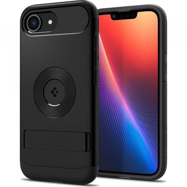 Etui Spigen Slim Armor Mag do MagSafe do iPhone 16e, czarne