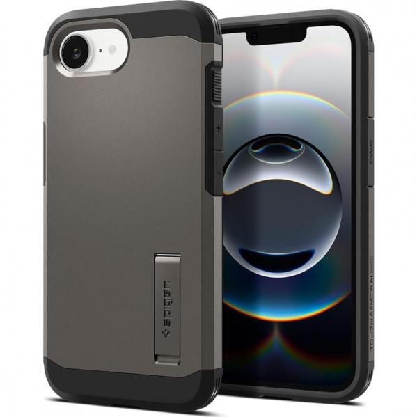 Etui Spigen Tough Armor Mag do MagSafe do iPhone 16e, stalowe