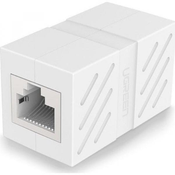 Złączka, przedłużka sieciowa RJ45 UGREEN NW114 Ethernet, 8P/8C, Cat.7, UTP, biała