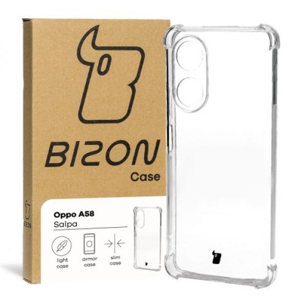 Elastyczne etui Bizon Case Salpa do Oppo A58 4G, przezroczyste