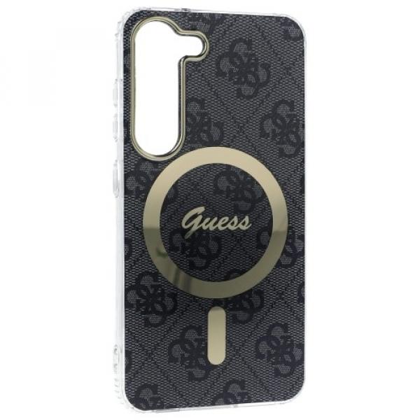 Etui Guess Hardcase 4G MagSafe do Galaxy S23, czarne