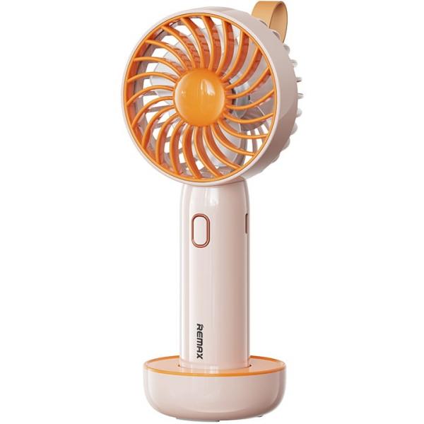 Wiatrak, wentylator, wiatraczek Remax Handheld FanRS-SF05, różowo-pomarańczowy