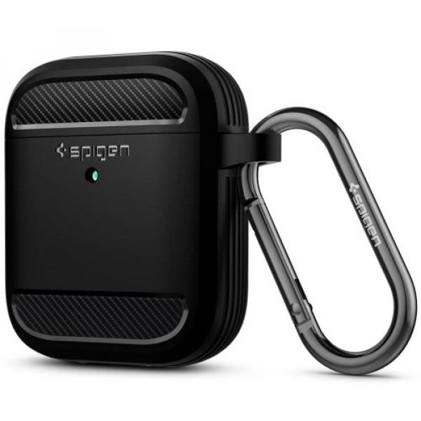 Etui Spigen Rugged Armor Apple AirPods 1 / 2, czarne