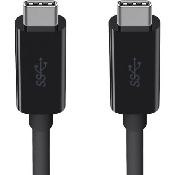 Kabel Belkin Monitor Cable 4K USB-C do USB-C, 5Gb/s 100W 2m, czarny