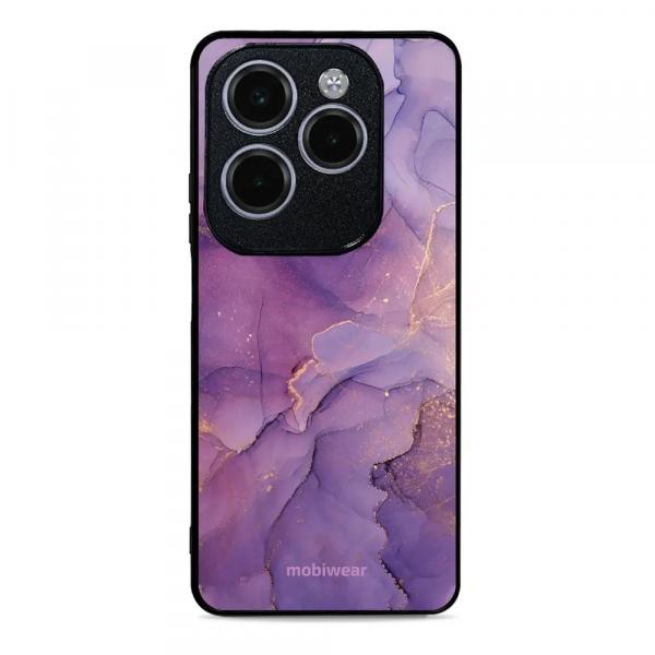 Etui ochronne do Infinix Hot 40 Pro, Mobiwear Glossy Case, fioletowe