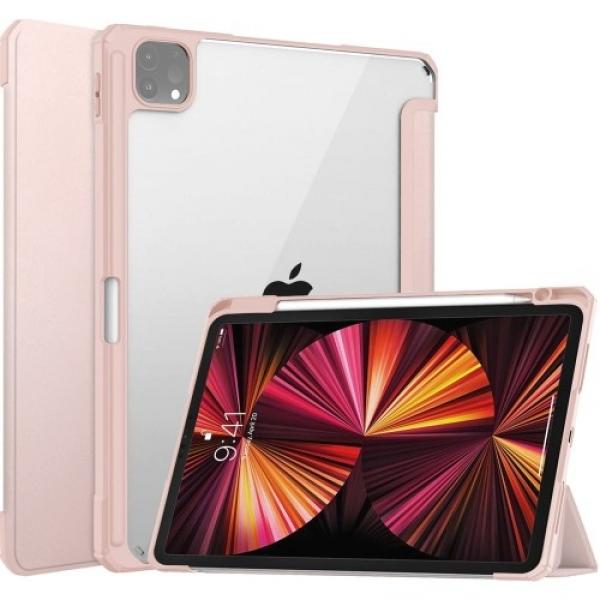 Etui Bizon Case Tab Clear Matt do Apple iPad Pro 11 2022/2021/2020/2018, różowozłote