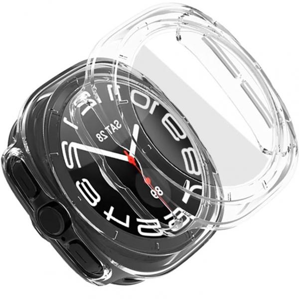 OUTLET: Etui + szkło Tech-Protect Defense360 do Samsung Galaxy Watch Ultra 47mm, przezroczyste
