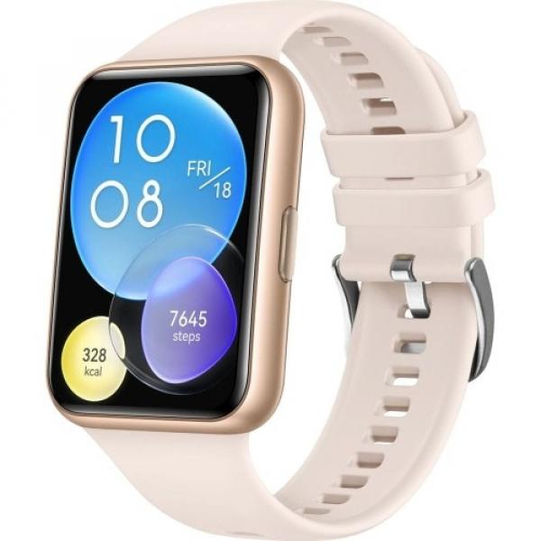 Silikonowy pasek Fixed Silicone Strap do Huawei Watch Fit 2, różowy