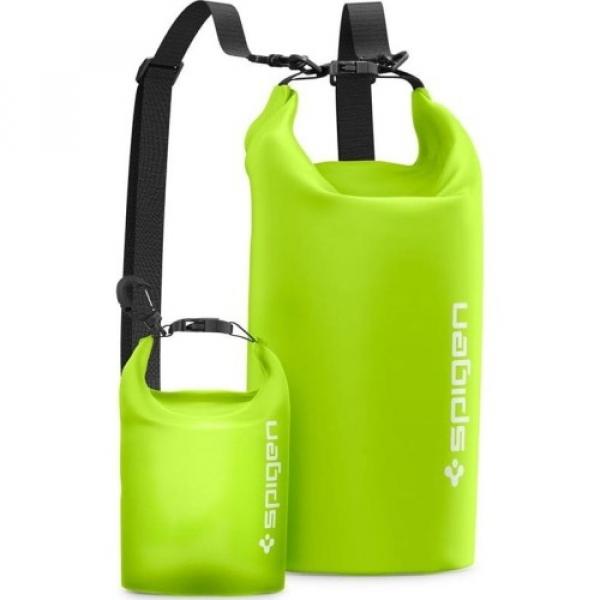 Torba wodoodporna Spigen A630 Aqua Shield Dry Bag IPX6 20L + 2L, zielona